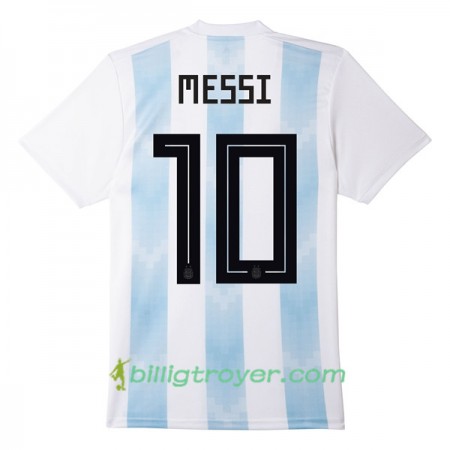 Billige Fotballdrakter Argentina Messi 10 VM 2018 Hjemmedraktsett